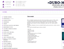 Tablet Screenshot of duro-metal.hr